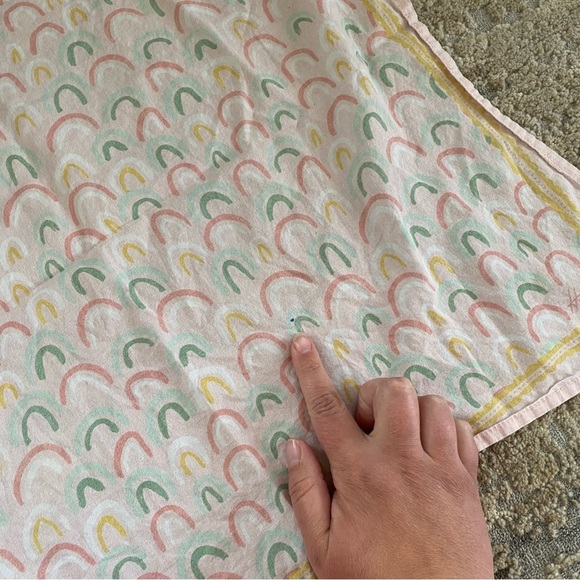 Hemlock Handker #047 Handkerchief Bandana Scarf Rainbows Pink 100% Cotton - Picture 3 of 8